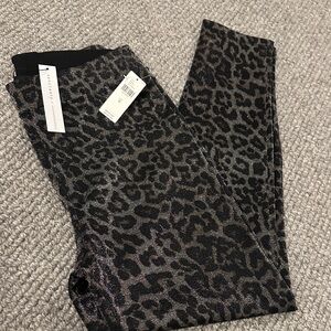 Sanctuary Shimmering Leopard Print Pants